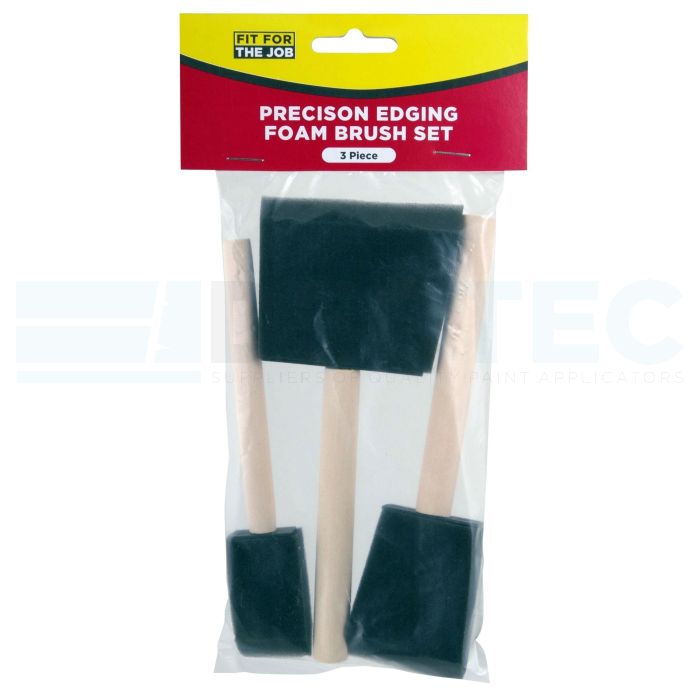 Fit For The Job Foam Paint Brushes Set