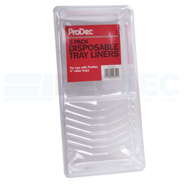 Pack Of 5 Plastic Liners For 4 inch Trays