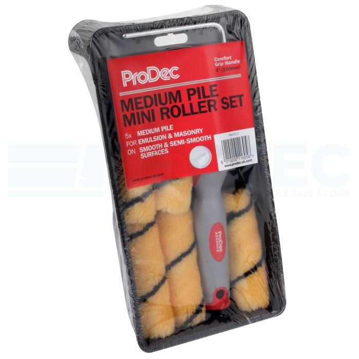 ProDec Medium Pile Tiger Mini Roller tray set