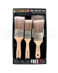 Painters Pack 6 Piece Synthetic Brush Set
